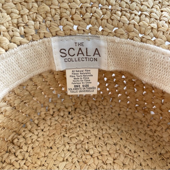 Scala Collection Twisted Raffia Straw Sun Hat - Picture 5 of 5